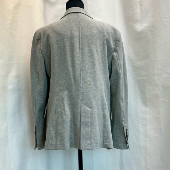 Zara Gray oversized single breasted blazer jacket Sz XL - Picture 4 of 14